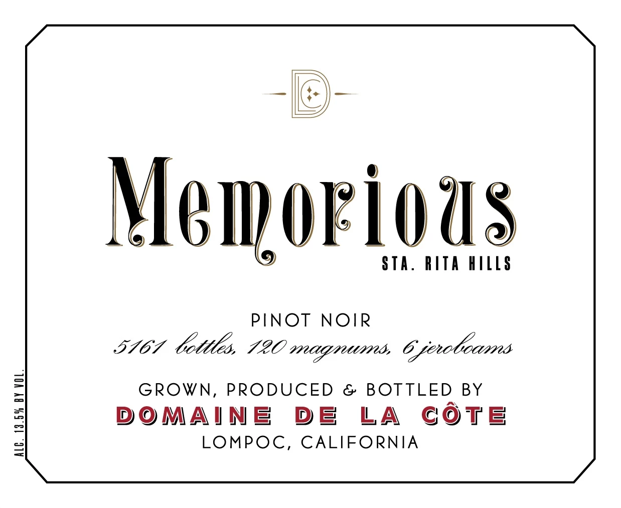Memorious Pinot Noir – 2022