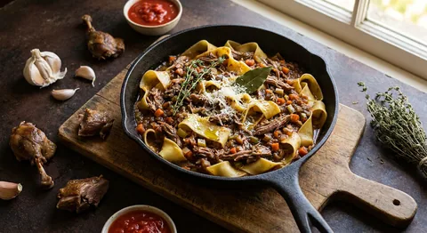 Ankragù med pappardelle