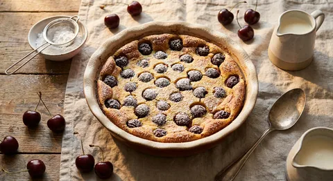 Clafoutis med körsbär