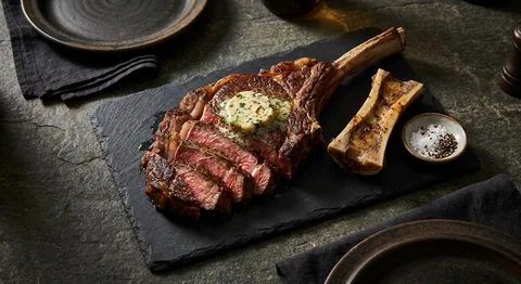 Côte de boeuf med benmärgssmör