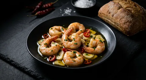Gambas al ajillo