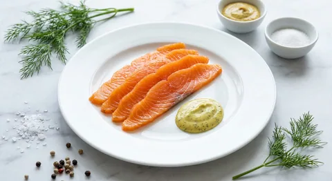 Gravlax med hovmästarsås