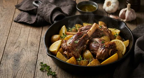 Grekisk kleftiko – långbakat lamm