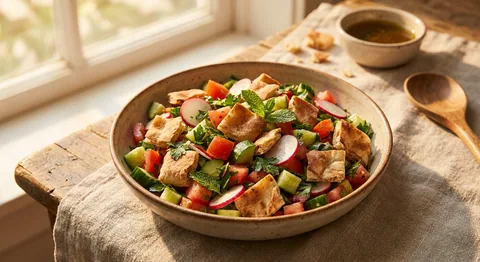 Libanesisk fattoush