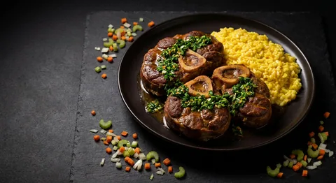 Osso buco alla milanese med gremolata