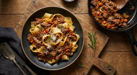 Pappardelle med vildsvinsragù