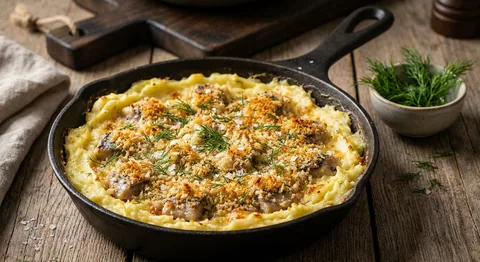 Strömmingslåda med potatispuré