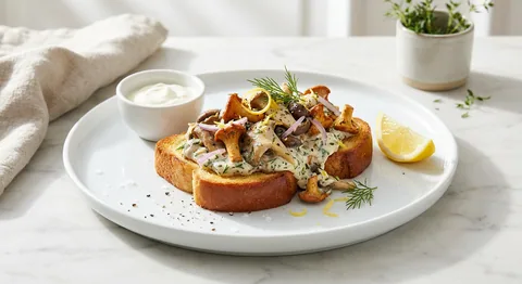 Svamp-toast Skagen
