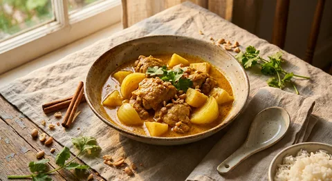 Thai massamancurry med kyckling